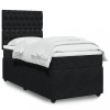VidaXL Pat box spring cu saltea, negru, 90x200 cm, catifea 3292246
