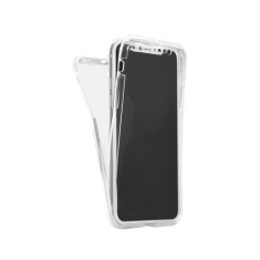 Husa compatibila cu Iphone Xs Max silicon fata + spate 360 transparent