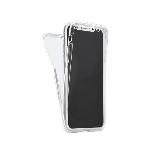 Husa compatibila cu Iphone Xs Max silicon fata + spate 360 transparent