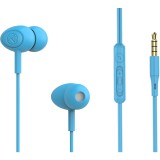 Casti cu fir In-Ear Tellur Basic Gamma, Microfon, Albastru