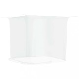 Plasa de tantari suspendata 156 ochiuri alb 220x120x150 cm