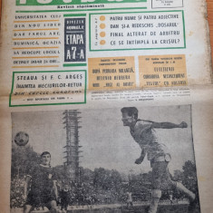 fotbal 26 septembrie 1968-u. cluj lider in divizia A,farul-rapid 4-1