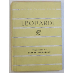 VERSURI de LEOPARDI , 1963