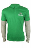 Bluza sport cu nasturi Harvest, Verde/Gri, pentru barbati