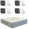 Kit sistem 4 camere supraveghere exterior 5MP TURBOHD HIKVISION 40 m IR DVR Hikvision H265 SafetyGuard Surveillance