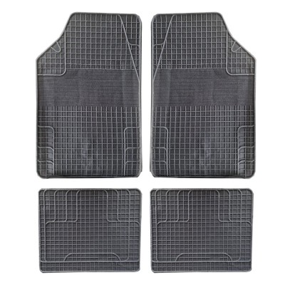 Set Covorase Auto Universale BERLIN, PVC, ajustabile, negru, 4 bucati foto