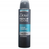 Spray Deodorant DOVE Men Clean Comfort, 150 ml, Deodorant Barbati, Deodorant Spray DOVE, Antiperspirant DOVE, Deodorante si Antiperspirante Barbati, S