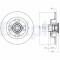 DELPHI BG9032RS Disc frana