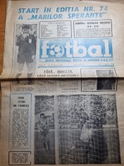 fotbal 22 august 1991-articol gica hagi,programul turului diviziei A