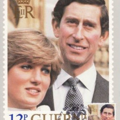 7492 Carte postala maxima Guernsey 1981