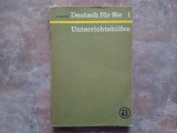 Deutsch fur Sie 1, Unterrichtshilfen - G. Heinrich, 1977