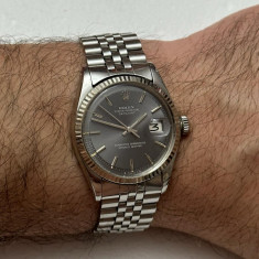 CEAS ROLEX DATEJUST - Ref. 1601 - Cadran PIE PAN - Sigma "Ghost" Grey - 1975 !