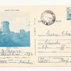 RF27 -Carte Postala- Abrud, cetatea, circulata 1978