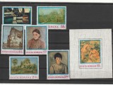 ROMANIA 1974 LP 839 LP 840 REPRODUCERI DE ARTA IMPRESIONISMUL SERIE+COLITA MNH NESTAMPILATE, Nestampilat