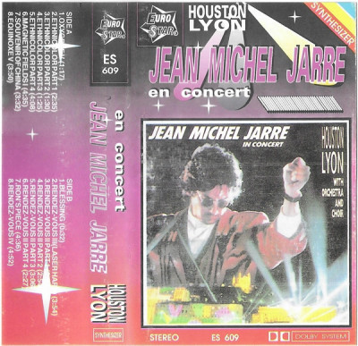 Casetă audio Jean Michel Jarre - En Concert / Houston - Lyon foto