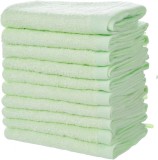 Set de 10 prosoape bebelusi MINIMOTO, textil, verde, 25 x 25 cm