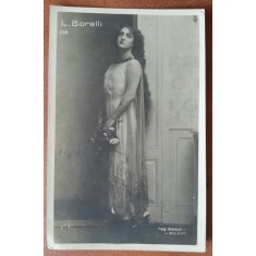 Carte postala, Lyda Borelli, actrita italiana, 1884-1959