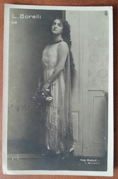 Carte postala, Lyda Borelli, actrita italiana, 1884-1959