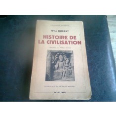 HISTOIRE DE LA CIVILISATION - WILL DURANT VOL. 2