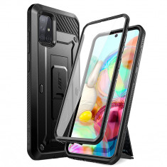 Husa pentru Samsung Galaxy A71 4G, Supcase Unicorn Beetle Pro, Black foto