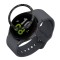 Rama cadran Kwmobile pentru Samsung Galaxy Watch 5, Negru/Argintiu, Aluminiu, KWM0000259A001C