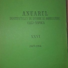 Anuarul Institutului de Istorie si Arheologie Cluj-Napoca XXVI