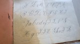 Cumpara ieftin RAR- CAIET CALIGRAFIE ,ANII 1900 - EUGEN TINTA