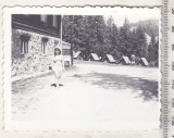 Bnk foto Cabana Muntele Rosu si casutele din camping - 1971, Alb-Negru, Romania de la 1950, Cladiri