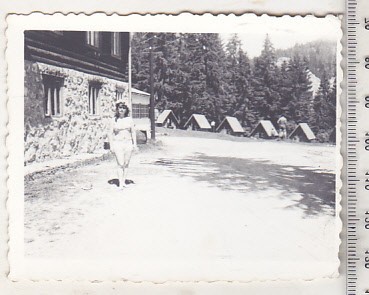 bnk foto Cabana Muntele Rosu si casutele din camping - 1971 foto