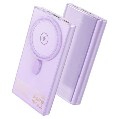 Baterie Externa Wireless Magnetica Premium Hoco, 10.000 mAh, USB-C PD20W, 2xUSB-A, 22.5W+18W, Display LED, 5V,