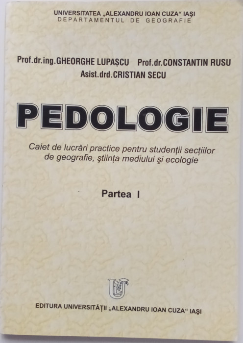 PEDOLOGIE - PARTEA I-GHEORGHE LUPȘCU