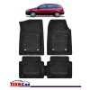 Covorașe Auto TeamCar&reg; Tip Tăviță Compatibile Renault Megane II (2002&ndash;2005) - Grandtour, Cauciuc