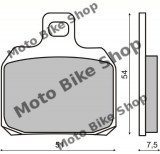 MBS Placute frana Piaggio X9 180-250-500, Cod Produs: 1497083OL