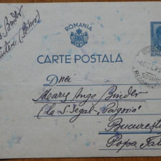 Carte postala expediata de Sasa Pana ( Alexandru Binder ) in 1939 , avangarda