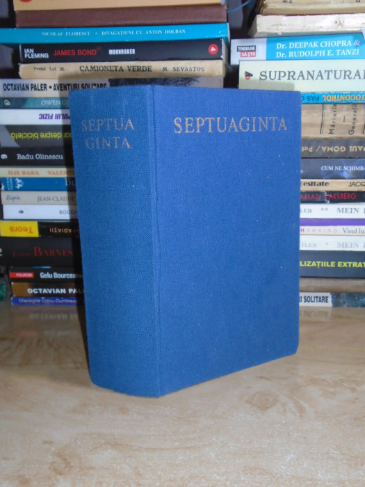 SEPTUAGINTA * EDITIT ALFRED RAHLFS , EDITIO MINOR * 2 VOL. ( IN LIMBA GREACA ) #