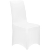 Husa pentru scaune de evenimente, marime universala, poliester si spandex, alb Household NewTrend