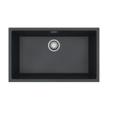 Chiuvetă compozit Alveus Omni 40, negru Carbon G91 &ndash; 750 &times; 450 mm
