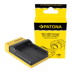 PATONA Încărcător subțire Micro-USB pentru Sony NP-F970 NP-F960 NP-F950 DCR-VX2100 HDR-FX1 - Patona