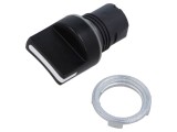 Comutator rotativ 22mm EAO Poz.i stab 4 negru fără IP65 46