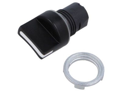 Comutator rotativ 22mm EAO Poz.i stab 4 negru fără IP65 46 foto