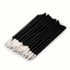 Aplicatoare Makeup Color 50 buc - Negru