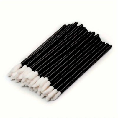 Aplicatoare Makeup Color 50 buc - Negru foto