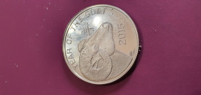 1 Uncie argint pur 999/ din 2015 anul Caprei foto