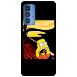 Husa compatibila cu Motorola G51 model Bart Simson, Silicon, TPU, Viceversa