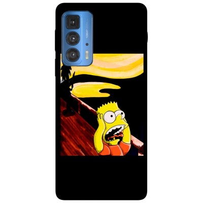 Husa compatibila cu Motorola G20 model Bart Simson, Silicon, TPU, Viceversa foto