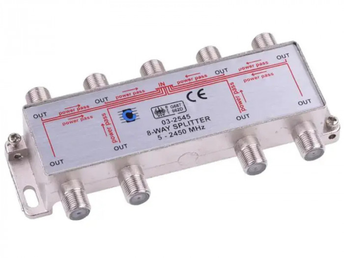 Spliter CATV 8 cai quality 5 - 2450 MHz