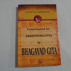 COMENTARIUL LUI ABHINAVAGUPTA LA BHAGAVAD GITA - GITARTHA SAMGRAHA