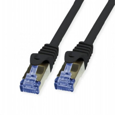 Cablu de retea RJ45 exterior Cat.6A S/FTP (PiMF) LSOH 30m Negru, Value 21.99.0721
