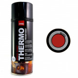 Vopsea spray acrilic rezistent la temperatura 600 grade, rosu-Red Rosso 400ml, Beorol