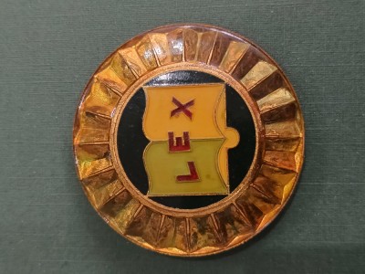 INSIGNA JUSTITIE , LEX ,splendida , de colectie, foto